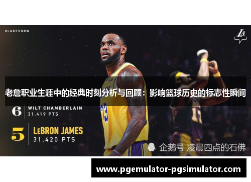 老詹职业生涯中的经典时刻分析与回顾：影响篮球历史的标志性瞬间